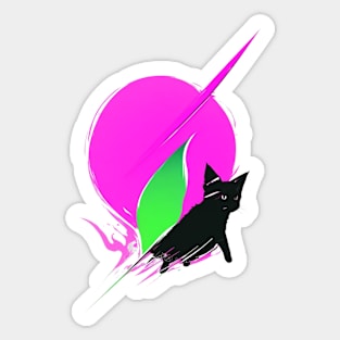 Cute Kitten Animal Design Sticker